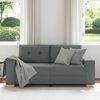vidaXL Zweisitzer-Sofa Dunkelgrau 180x77x82 cm Stoff
