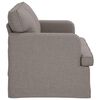 vidaXL Sofa Taupe Gesamtabmessungen: 144 x 80 x 85 cm (B x T x H) Samt
