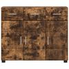 vidaXL Sideboard Ger&auml;ucherte Eiche 88,5 x 30,5 x 73 cm Holzwerkstoff