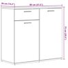 vidaXL Sideboard Altholz-Optik 80x36x75 cm Holzwerkstoff