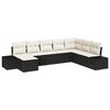 vidaXL Gartensofa-set 8 stk. Poly-Rattan
