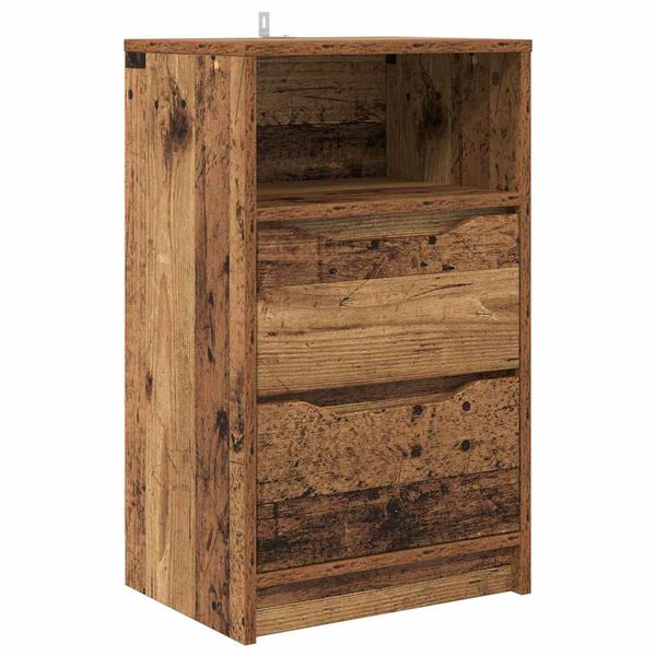 vidaXL Nachttisch Altholz 40 x 30 x 467 cm Holzwerkstoff
