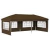 vidaXL Pop-up Partyzelt 575 x 289 x 245 cm Taupe