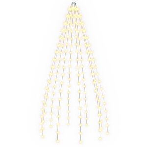 vidaXL Lichterkette f&uuml;r Weihnachtsbaum 180 LEDs Warmes Wei&szlig; 180 cm