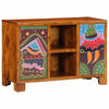 vidaXL Sideboard Mehrfarbig 90x35x60 cm Massivholz Akazie