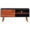 vidaXL TV-Schrank 110x35x50 cm Massivholz Akazie und MDF