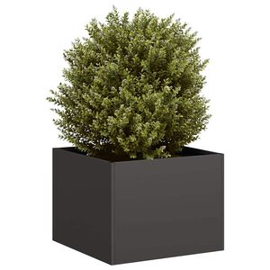 vidaXL Pflanzk&uuml;bel Schwarz 40x40x30 cm Stahl