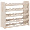 vidaXL Weinregal 67,5x25x60 cm Massivholz Kiefer