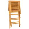 vidaXL Klappst&uuml;hle, 8 St&uuml;ck, 56 x 63 x 90 cm, Massivholz Teak