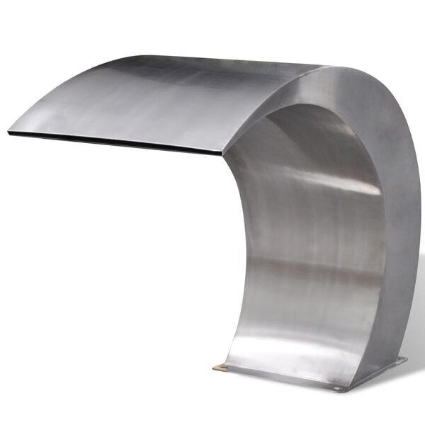 Garten Wasserfall Brunnen aus Edelstahl 450 x 300 x 600 cm