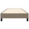 vidaXL Boxspringbettgestell Taupe 100x200 cm Stoff