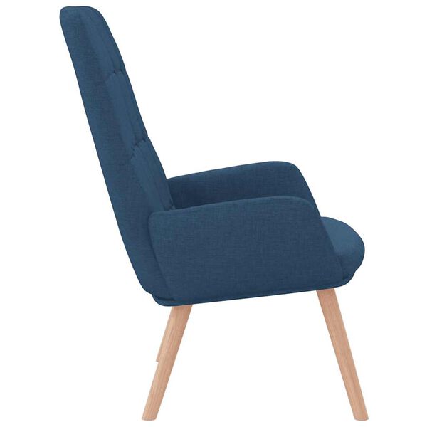 vidaXL Relaxsessel Blau Stoff