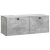 vidaXL Wandmontierter TV-Schrank 78,5 x 31 x 30 cm Betongrau
