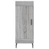 vidaXL Highboard Grau Sonoma 34,5x34x180 cm Holzwerkstoff