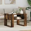 vidaXL Couchtisch Ger&auml;ucherte Eiche 66 x 53 x 45 cm Holzwerkstoff