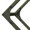 vidaXL Brennholzregal Olivgr&uuml;n 100x25x100 cm Kaltgewalzter Stahl