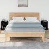 vidaXL Nachttische 2 Stk. Schwarz 39x39x47,5 cm Holzwerkstoff