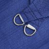 vidaXL Sonnensegel 160 g/m&sup2; Rechteckig Blau 3x4,5 m HDPE