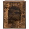 vidaXL Katzenhaus Ger&auml;ucherte Eiche 53 x 52 x 62 cm Holzwerkstoff