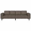 vidaXL Sofa Set Dunkelgrau Faux Wildleder
