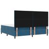 vidaXL Boxspringbett mit Matratze Dunkelblau 200 x 200 cm Samt