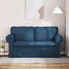 vidaXL Sofa Blau Gesamtabmessungen: 155 x 82 x 80 cm (B x T x H) Samt