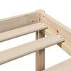 vidaXL Massivholzbett mit Regal ohne Matratze 90x200 cm Kiefer