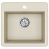 vidaXL Waschbecken Beige 470 x 440 mm Granit