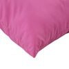 vidaXL Streupillows Uni 4 pcs Rosa 40 x 40 cm Polyesterstoff