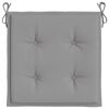 vidaXL Gartenstuhl-Kissen 6 Stk. Grau 50x50x4 cm Oxford-Gewebe