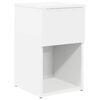 vidaXL Bettschrank Wei&szlig; 29 x 31,5 x 49 cm Holzwerkstoff