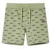 vidaXL Kindershorts mit Kordelzug Helles Khaki 116