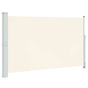 vidaXL Seitenmarkise Ausziehbar 180x314 cm Creme