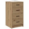 vidaXL Sideboard Artisan-Eiche 40 x 41 x 75 cm Holzwerkstoff