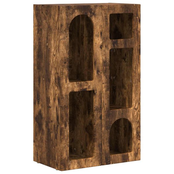 vidaXL Sideboard Ger&auml;ucherte Eiche 59 x 35 x 100,5 cm Holzwerkstoff