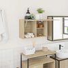 vidaXL Bad-Wandschrank Sonoma-Eiche 60x25x40 cm Holzwerkstoff