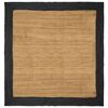 vidaXL Bereichsteppich Dunkelgrau 240 x 240 cm Jute