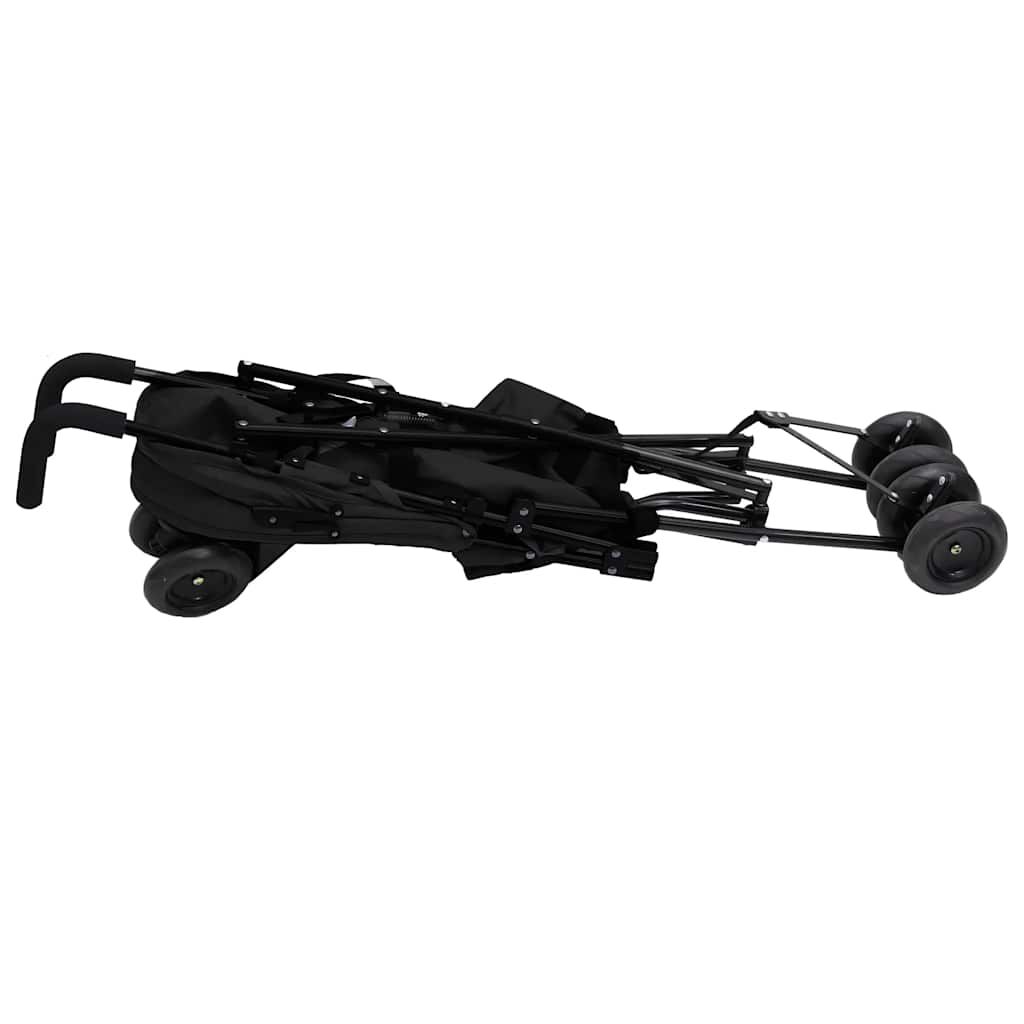 vidaXL Kinderwagen Anthrazit und 