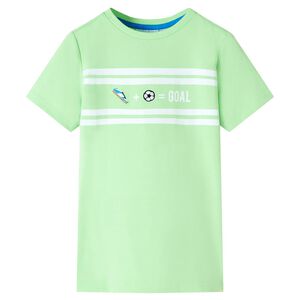vidaXL Kinder T-Shirt Neongr&uuml;n 128