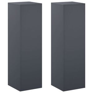 vidaXL Pflanzenst&auml;nder 2 pcs Anthrazit 30 x 30 x 100 cm