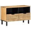 vidaXL TV-Schrank Braun 70x33x46 cm Massivholz Mango