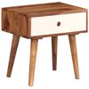 vidaXL Nachttisch Massivholz Akazie 45x30x45 cm