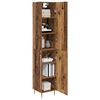 vidaXL Highboard 2 pcs Altholz Holzwerkstoff