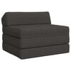 vidaXL Klappsofa Bett Dunkelgrau 200 x 70 x 10 cm Stoff