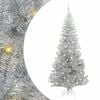 vidaXL Weihnachtsbaum mit 300 LEDs mit St&auml;nder Silber 240 cm PET