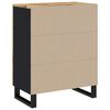 vidaXL Sideboard 60x33x75 cm Massivholz Mango