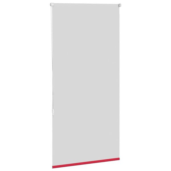 vidaXL Verdunkelungsrollo Rot 85x175 cm Stoffbreite 80,7 cm Polyester