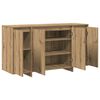 vidaXL Sideboard Artisan-Eiche 135 x 41 x 75 cm Holzwerkstoff