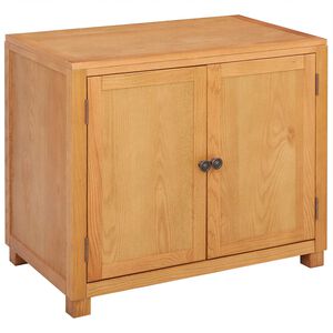 vidaXL Schrank mit Speicher Braun 78 x 50 x 70 cm Massives Eichenholz