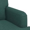 vidaXL Sofa 2 pcs Dunkelgr&uuml;n 144 x 80 x 85 cm Stoff